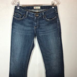 BKE denim star women’s size 29 wide leg cropped jeans